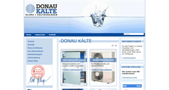 Desktop Screenshot of donaukaelte.at